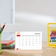 thumbnail image 3 of Desk Calendar Stand Desk Calendar Base 15.00X3.50X0.60CM Beige, 3 of 7
