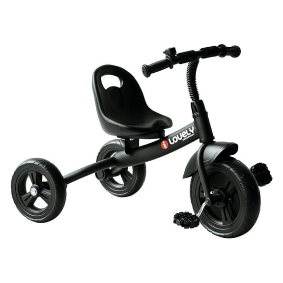 Toddler Tricycle, Kids Trike, 3-Wheel Bike for Toddlers 2-5 Years, Recreation Baby Tricycle for Boys and Girls with Indoor Outdoor, Black