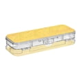 thumbnail image 2 of Plastic Pencil Box Large Capacity Pencil Boxes Clear Boxes with Snap-Tight Lid Stylish Office Supplies Storage Organizer Box Confetti and Stars Scattered, 2 of 7