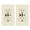 Light apricot, variant on USB Outlets Receptacles, 3 Port USB C Wall Outlet, 30W 6.0A USB Electrical Outlet, 15 Amp Tamper Resistant Outlet with USB C Ports, UL Listed, Wall Plate Included