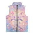 thumbnail image 4 of Uorisanigo Kawaii Axolotl Boys Girls Full Zip Fleece Vest Fashion Fall Winter Clothes Sleeveless Outwear Warm Jacket with Pockets Soft and LightweightPuffer Vest (2-12 Years), 4 of 7
