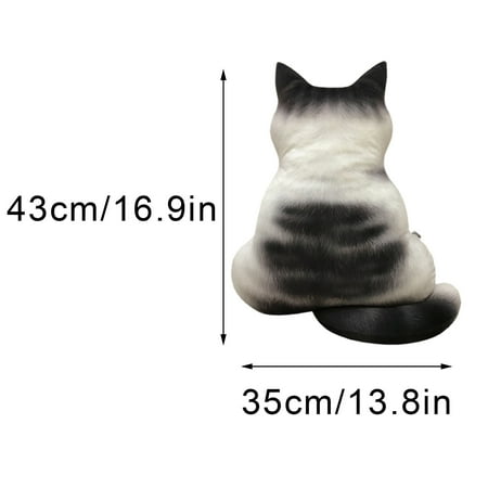 

Ykohkofe Cats 3d Lovers Stereo View Girl Gift Gifts Cats For Cats Cats Back Cushion Printing Back Doll Case Throw Pillows Rustic Silk Pillowcase Rose