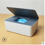Seyurigaoka Wet Wipes Dispenser with Lid Dust-proof Disposable Mask Storage Box