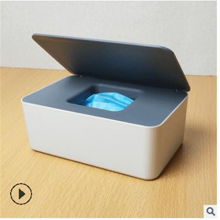 Seyurigaoka Wet Wipes Dispenser with Lid Dust-proof Disposable Mask Storage Box