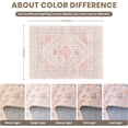 thumbnail image 2 of x Area Rugs for Living Room Backing Washable Rugs Vintage Large Area Rug，Stain Home Decor Rug (Orange &#x&#), 2 of 7