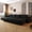 Black, variant on MAYEERTY 135" 6-Seat Modular Cloud Sofa Bed, Large Size Living Room Sofa, Plush Corduroy Fabric, No Assembly Required, Gray
