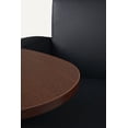 thumbnail image 6 of Regency Supernova Loveseat with 360-Degree Swiveling Tablet Arm, Under-Seat Storage, Java Finish, Black Vinyl Upholstery, Ergonomic Seating for Offices, Lounges, or Classrooms, 6 of 6