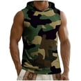 thumbnail image 4 of LWITHSZG Camo Hoodie Men Gym Workout Sleeveless Shirts Beach Vacation Trendy Camouflage Muscle Shirt Summer Outfits S-3XL, 4 of 9