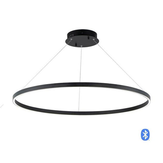 ET2 Lighting E22728-BK 40 in. Groove LED Pendant - Black
