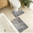 thumbnail image 4 of Alfombrillas de Baño para Piso de Baño Alfombrilla de Piso de Baño Alfombrilla de Absorción de Agua Doméstica, Alfombras de Piso de Poliéster Multicolor 50x80cm 40x60cm para el Hogar, 4 of 6