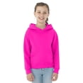 thumbnail image 1 of Jerzees Youth NuBlend Pull Over Hooded Sweatshirt, L, Neon Pink, 1 of 2