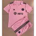 thumbnail image 4 of Jersey De Fútbol Para Niños messi INTER MIAMI Home Red Away Negro 2023, 4 of 4