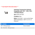 thumbnail image 2 of Automatic Transmission Solenoid - Compatible with 1991 - 1993, 1995 - 1999 Buick Riviera 1992 1996 1997 1998, 2 of 2