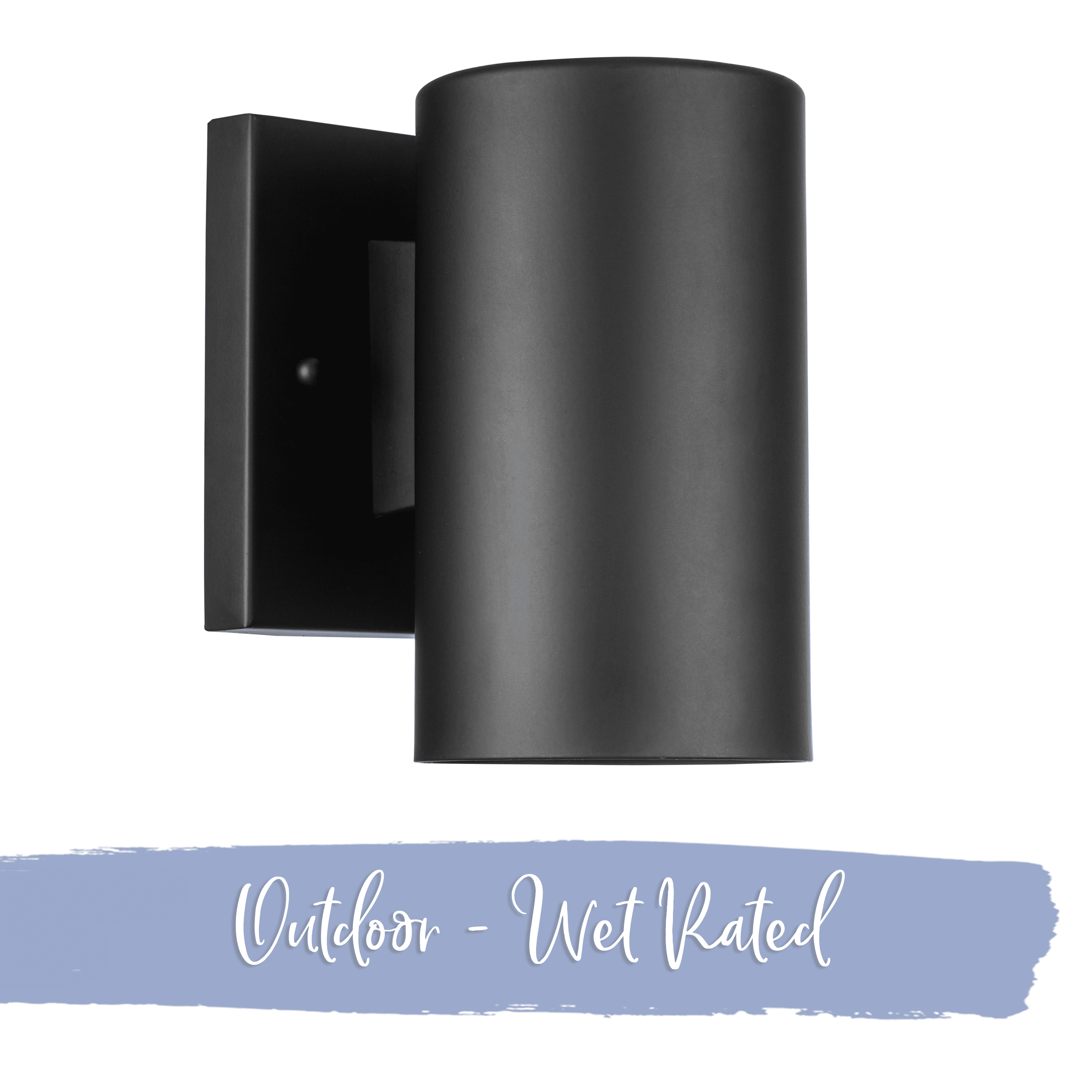 Prominence Home Culverine Matte Black Modern Outdoor LED Wall Light