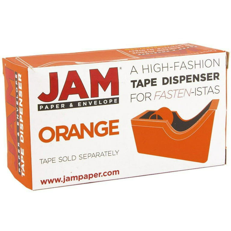 JAM Paper® Office & Desk Sets, 1 Stapler & 1 Tape Dispenser, Gold, 2/Pack  (3378go)