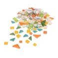 thumbnail image 1 of de mosaico de brilnte, piezas formas mezcdas teñida artesanías decoración para hogar paredes muebles ptos marcos - Naranja BLESIY Piedras De Azulejos De Mosaico, 1 of 8
