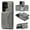 Gray, variant on Allytechgroup Compatible with Magsafe 2 in 1 Detachable Samsung Galaxy S25 Ultra Wallet Case, PU Leather RFID Blocking Flip Kickstand with Card Holder for Samsung Galaxy S25 Ultra, Gray