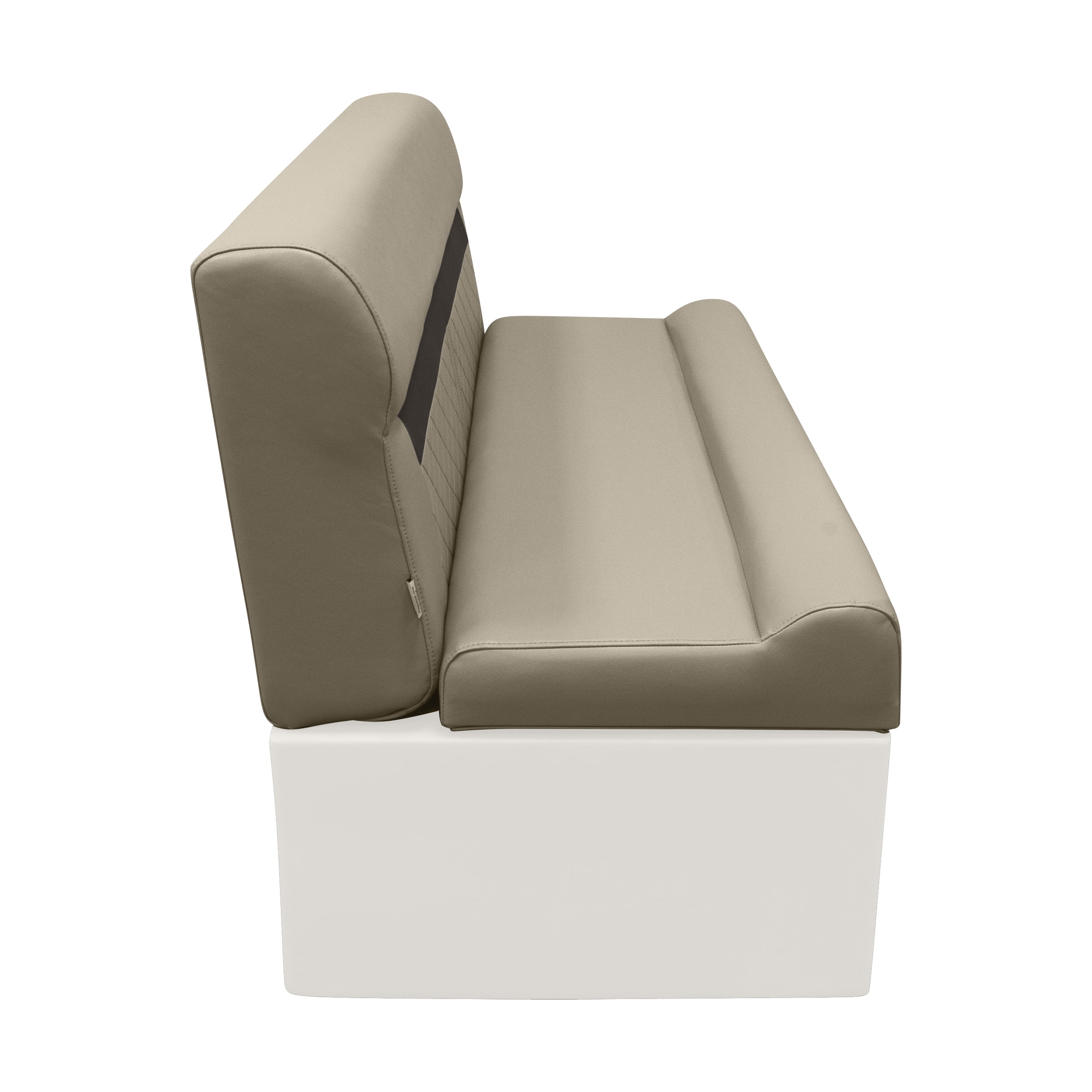 Wise DLX106-1900 DLX Series 55" Pontoon Bench Cushion Set - Neutral / Meteor