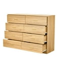thumbnail image 7 of Jopath Modern 8-Drawer Dresser for Bedroom,Wood Wide Chest of Drawers Storage Organizer for Living Room,Hallway,Natural02, 7 of 7