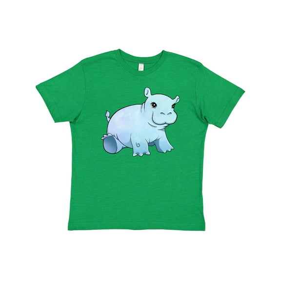 Inktastic Cute Baby Hippo Youth T-Shirt