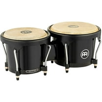Meinl Headliner Fiberglass Bongo Black 6-3/4 in. and 7-1/2 in.