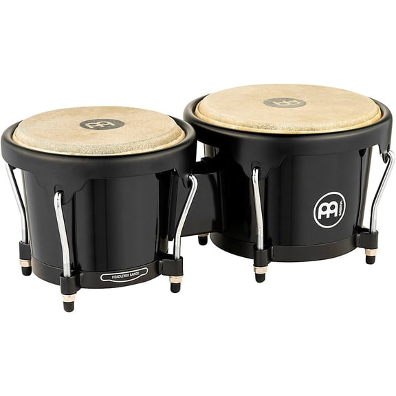 Meinl Headliner Fiberglass Bongo Black 6-3/4 in. and 7-1/2 in.