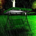 thumbnail image 5 of Nvzi Swing Cushion Cover Replacement 3 Seater 420D Waterproof Outdoor Swing Seat Cover for Garden Swing Seat Cushion, 5 of 5