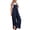 Dark blue, variant on Seductiva Gold Casual Pants for Women Women's Loose Fit Jumpsuit Overalls Lightweight Summer Romper with Adjustable Straps & Pockets, Casual Sleeveless Denim-Like Overalls for Beach
