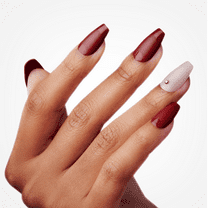 PRABAL GURUNG X KISS Limited Edition First Look Nail the runway Look, Pink with Stones, Medium