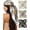 Floral (Black/Camel/Beige), variant on 35” Square Head Scarf for Women, 3 Pack Like Silk Satin Headscarf Hair Neck Scarf Top Bandanas for Sleeping