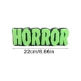 thumbnail image 2 of Sign Acrylic Halloween Horror Type Scene Decoration, 2 of 4