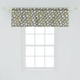 thumbnail image 2 of Ambesonne Acorn Window Valance, Simplistic Flat Art Flora, 54" X 18", Multicolor, 2 of 3
