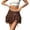 A-Brown1522, variant on Wxolcjlv Womens Lace Tiered Mini Skirt Faux Leather Waist Lace‑Up Detail Club Short Skirts
