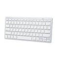 thumbnail image 1 of yeacher Slim Portable Bluetooth Keyboard for iOS, Android, Windows - Compact Design, Long Battery Life, Black/White Options, 1 of 6