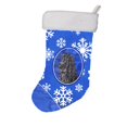 thumbnail image 1 of Carolines Treasures SC9597-CS Black Cocker Spaniel Winter Snowflakes Christmas Stocking- 11 x 8 In., 1 of 2