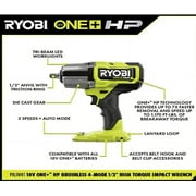 RYOBI ONE+ HP 18V Brushless Cordless 4-Mode 1/2 in. High Torque Impact Wrench (Tool Only)