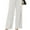 White, variant on Women's Pants Elegant Plain Straight Leg Dark Grey XS (2)