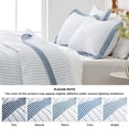 thumbnail image 4 of Juego de Edredón Bedsure Blanco King Size con 2 Fundas de Almohada, 4 of 8
