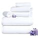thumbnail image 3 of Bedford Home 100 Percent Cotton Zero Twist 6 Piece Set - White, 3 of 4
