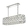 thumbnail image 5 of 1216 Madison Collection Pendant Lamp L:40in W:13in H:15in Lt:6 Polished Nickel Finish Royal Cut Crystal (Clear), 5 of 9