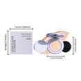 thumbnail image 2 of Kokovifyves Purple Long Wear Concealing Cushion Refill Included Oil Control Coverage Cream Base Makeup Long Lasting Matte Finish for Oily, 2 of 3