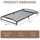 thumbnail image 1 of Tamaño completo-size metal platform marco de cama - 10-pulgada low-profile, moderno design, no necesita colchón base, 1 of 7