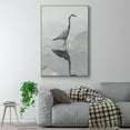 thumbnail image 2 of Heron Framed Premium Gallery Wrapped Canvas - Ready to Hang - 17 x 25 - Natural Wood Floating Frame, 2 of 9