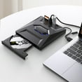 thumbnail image 2 of USB/Type C External DVD CD RW Optical Drive VCD Player Disk Drive DVD Burner Reader with SD/TF Port ,Widely Use, 2 of 6