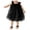 Black, variant on Godom Little Girls Dress Ruffle Short Sleeve Swing Flowy Casual Sundress Long Dress