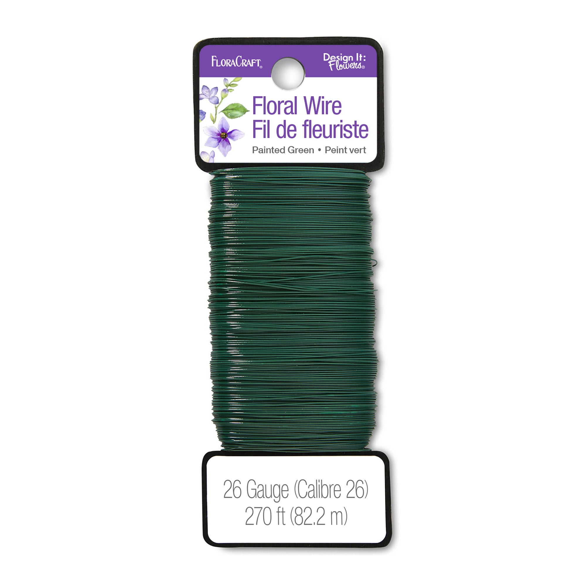 FloraCraft 26 Gauge Floral Wire 270 Feet Green - Walmart.com FloraCraft 26 Gauge Floral Wire 270 Feet Green - Walmart.com