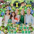 thumbnail image 3 of Ben 10 Post Wall Decor Birthday Banner Backdrop Background Party Supplies Taspestry, 3 of 5