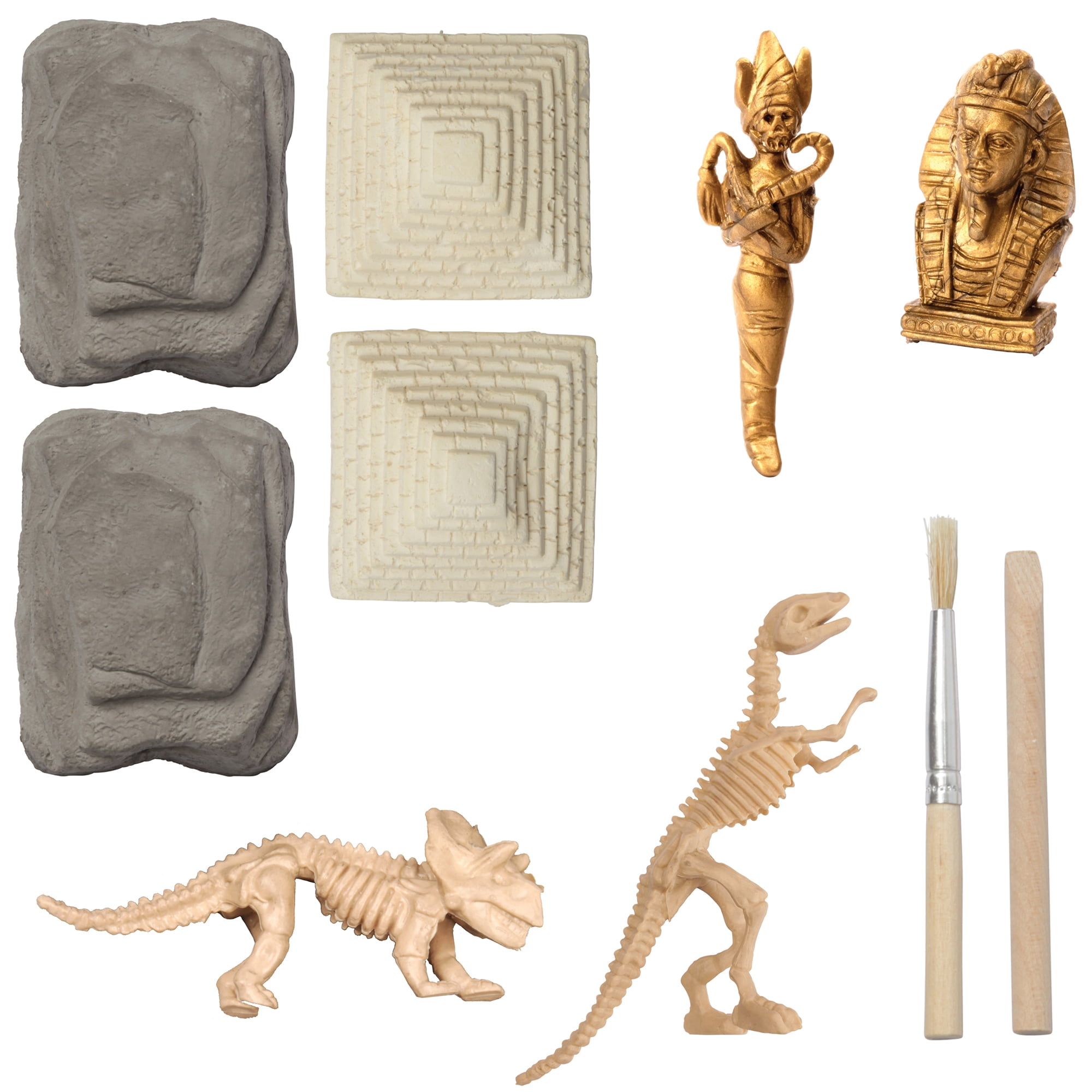 Dig & Discover Ultimate Kit - DIY Science and Geology for Kids - Uncover Treasure and Fossils - Ancient History for Kids - STEM Skills for Kids Aged 8 to 14 - Archaeology Basics