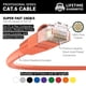 thumbnail image 2 of Piezas de instalación de cables Cat6 con arranque UTP, naranja, 1,8 m, paquete de 10, 2 of 6