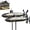 2p, variant on Navy Submarine Wind Spinner, Outdoor Garden Decor with 3D Rotating Blades, Motion Art Wind Sculpture for Yard Patio Lawn, Kinetic Metal Spinner Gift for Garden Lovers & Veterans Enthusiasts (1p)